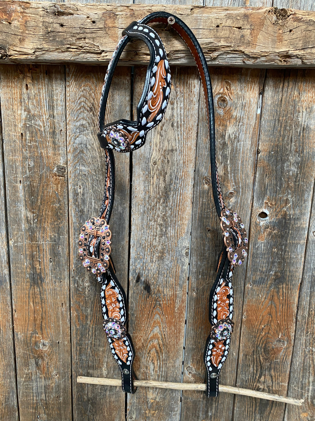 Browband/One Ear & Breastcollar Set #BBBC413 — view 6