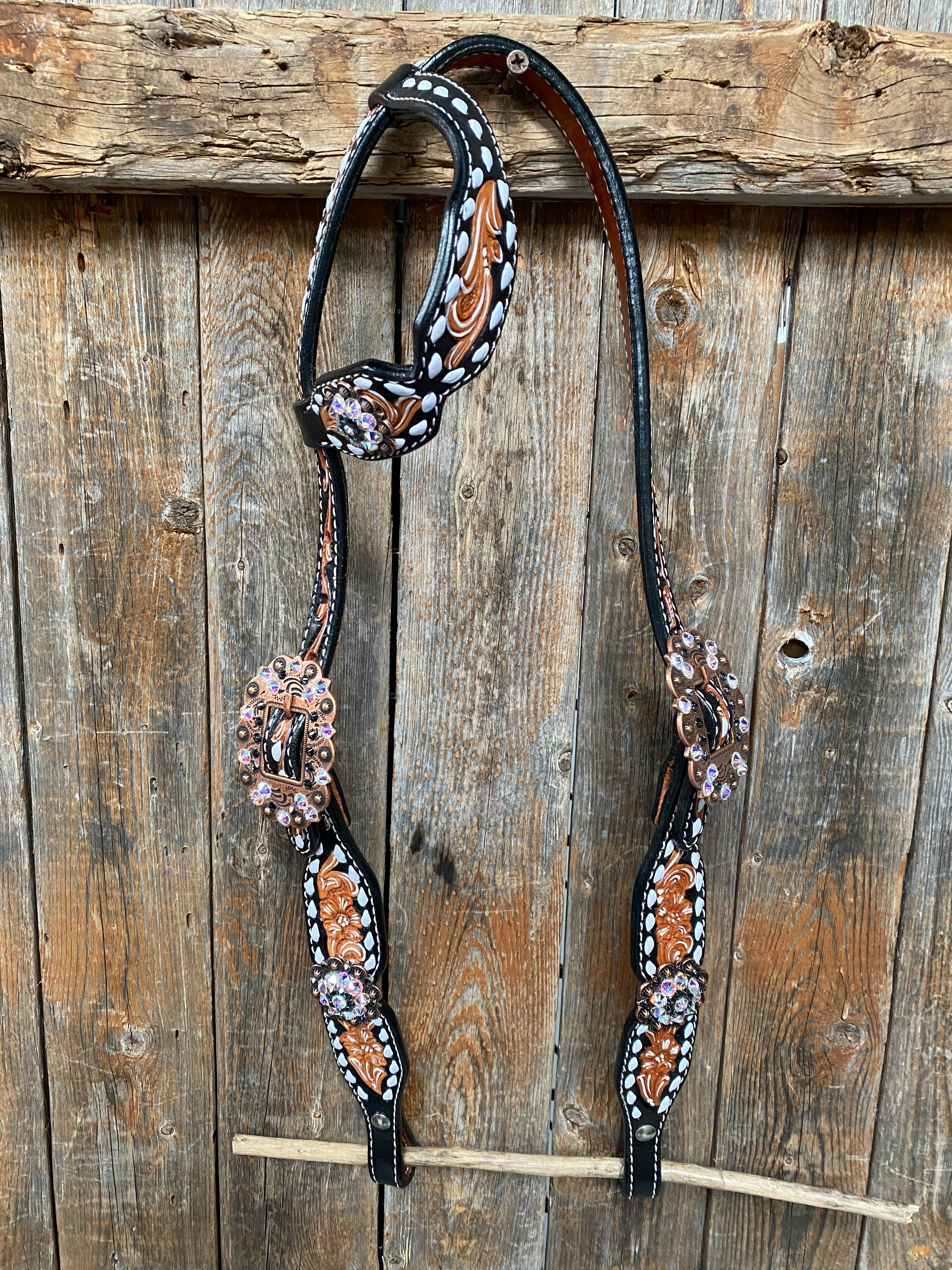 Browband/One Ear & Breastcollar Set #BBBC413 — view 6