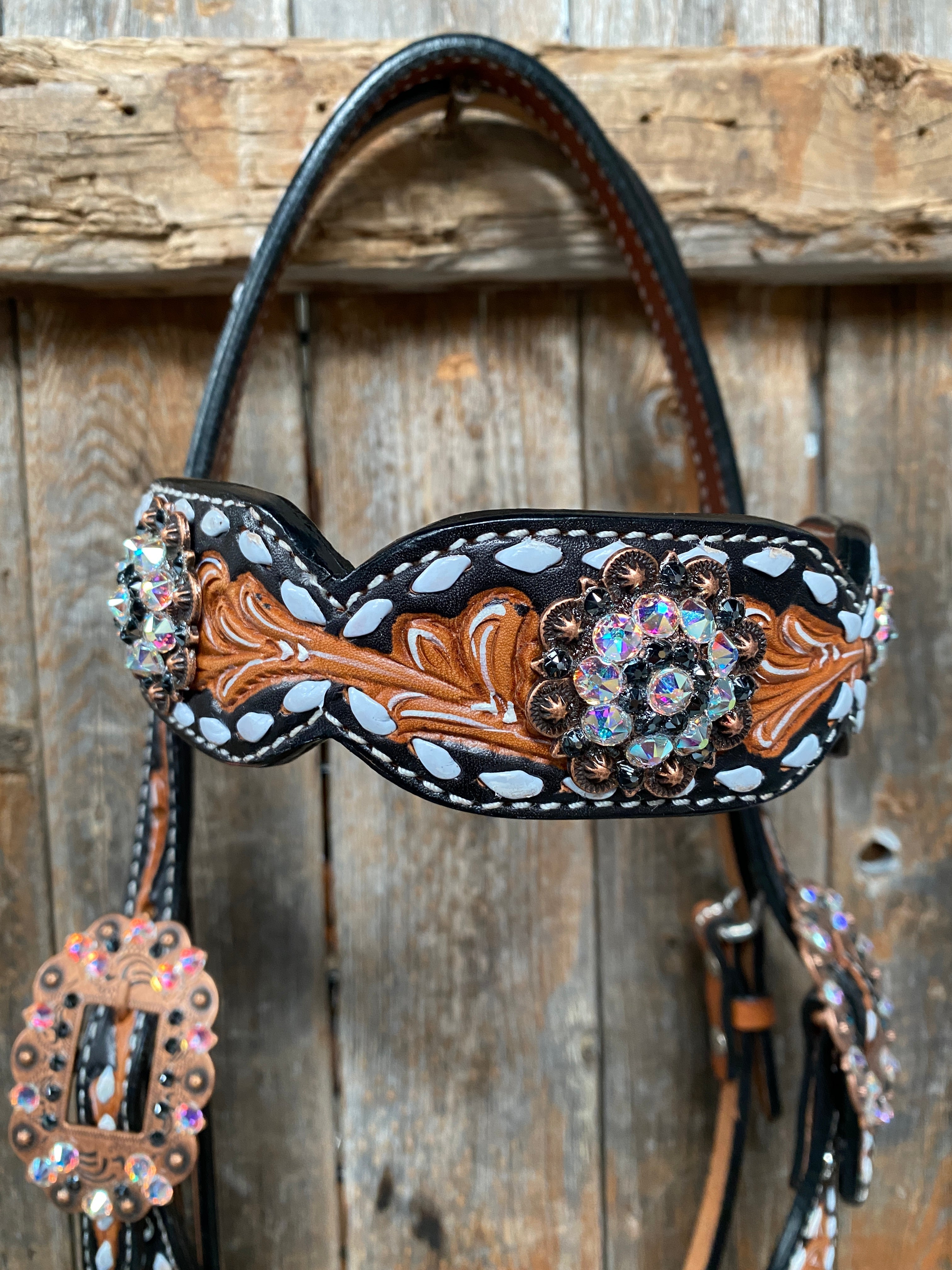 Browband/One Ear & Breastcollar Set #BBBC413 — view 4