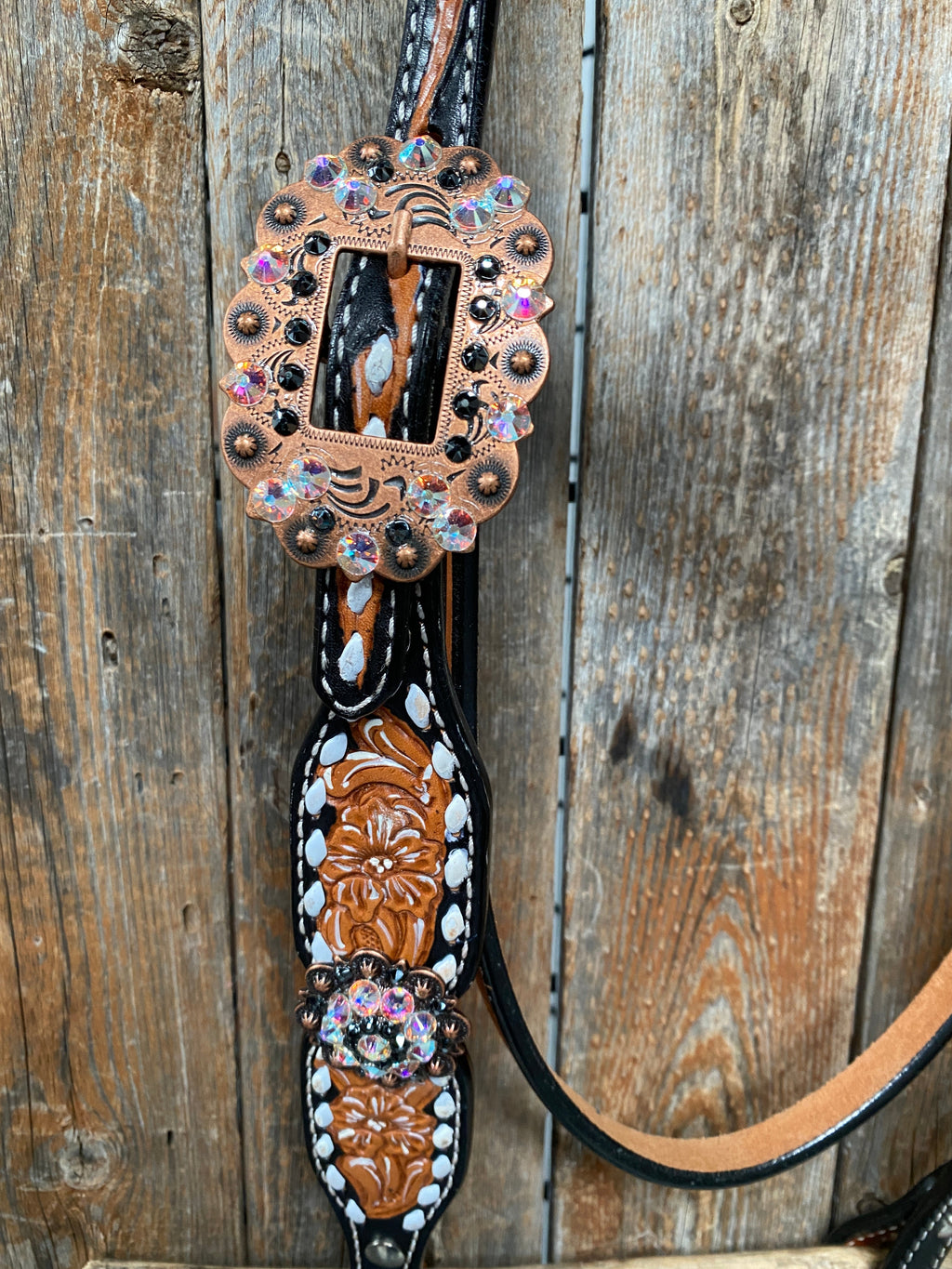 Browband/One Ear & Breastcollar Set #BBBC413 — view 5