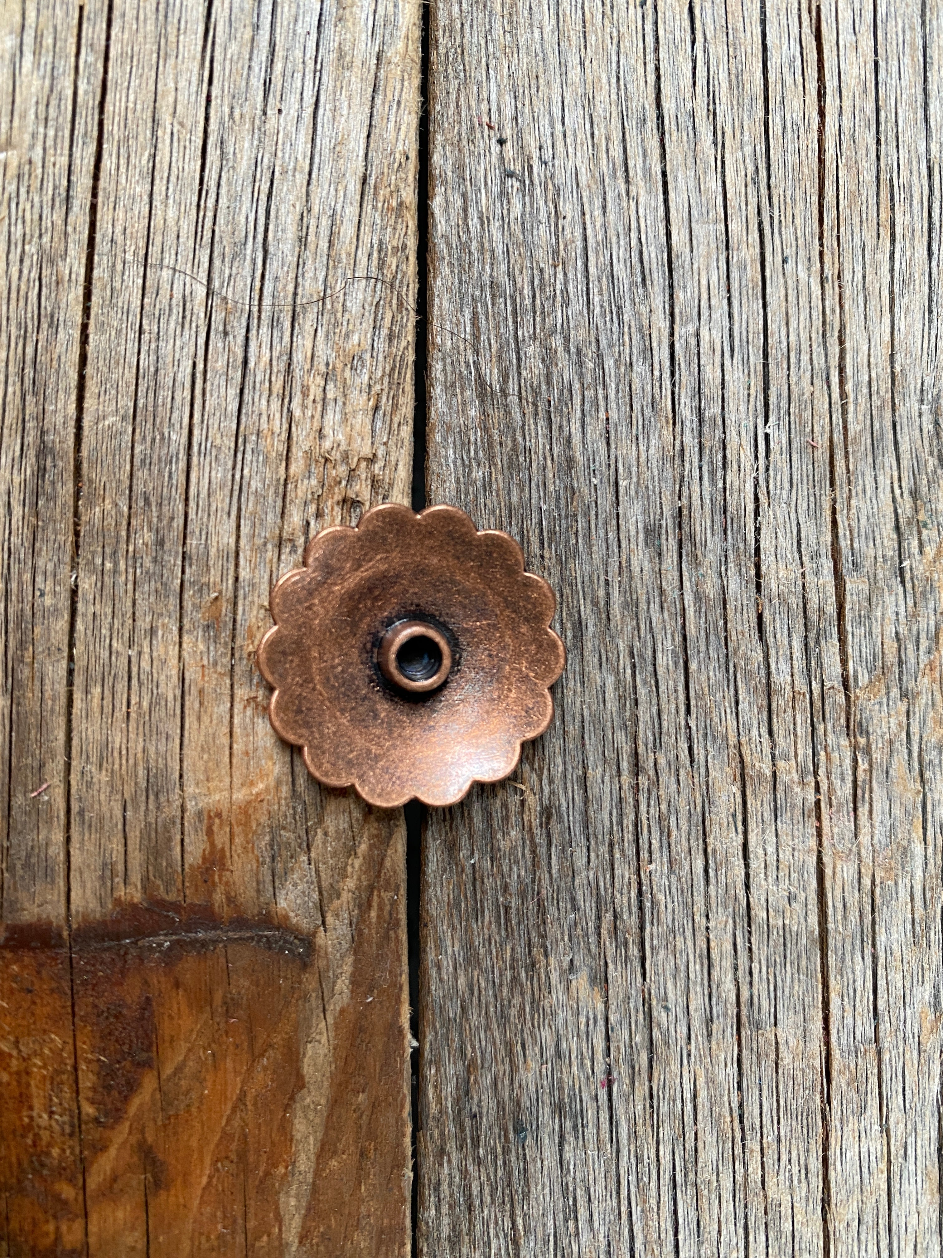 Copper Turquoise Concho 1.5" W103L — view 2