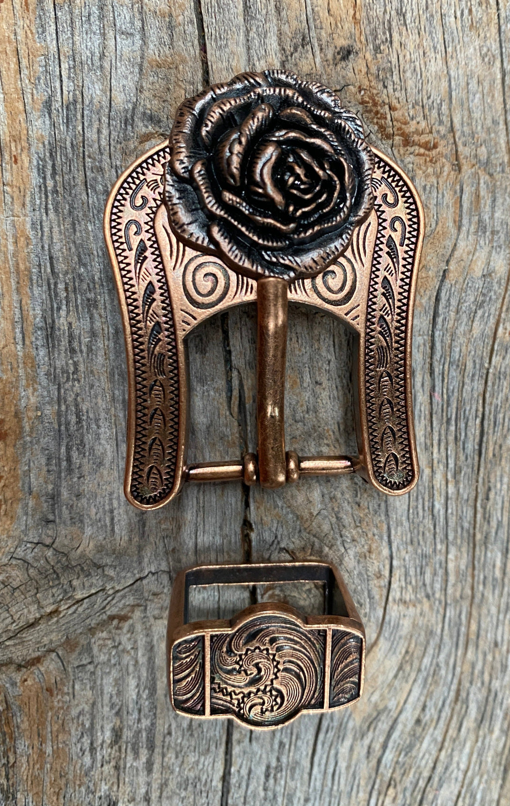 Copper Rose Concho Buckle Adapter W107COBA
