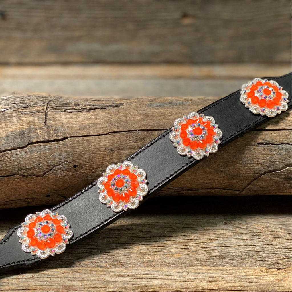 DC18- Neon Concho Dog Collar — view 7