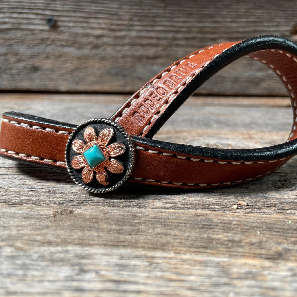 Western Medium Oil Rustic Tie Down Keepers — view 3