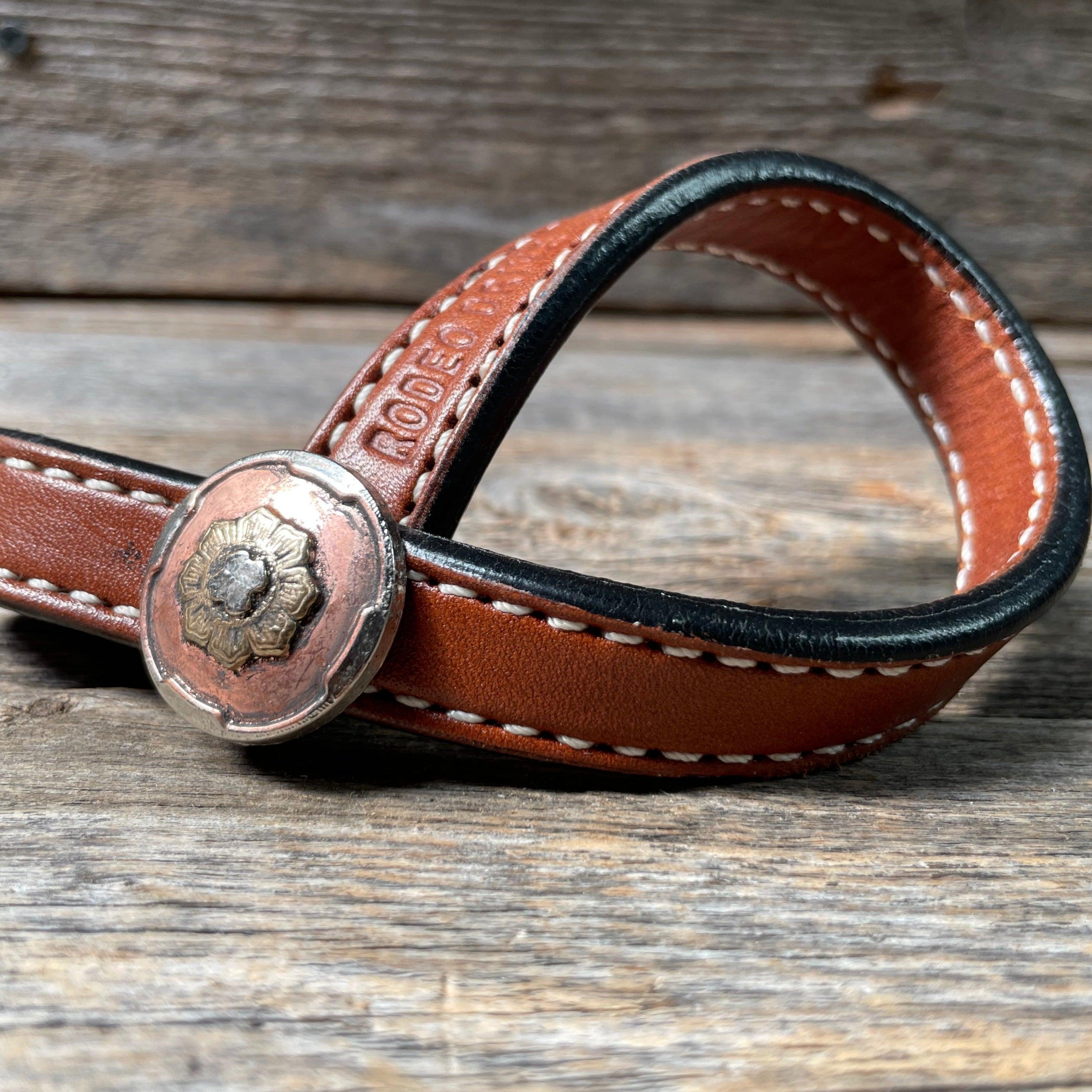 Western Medium Oil Rustic Tie Down Keepers — view 6
