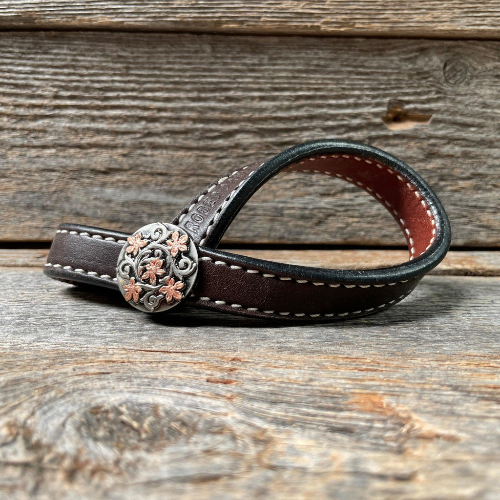 Western Dark Oil Rustic Tie Down Keepers — view 2