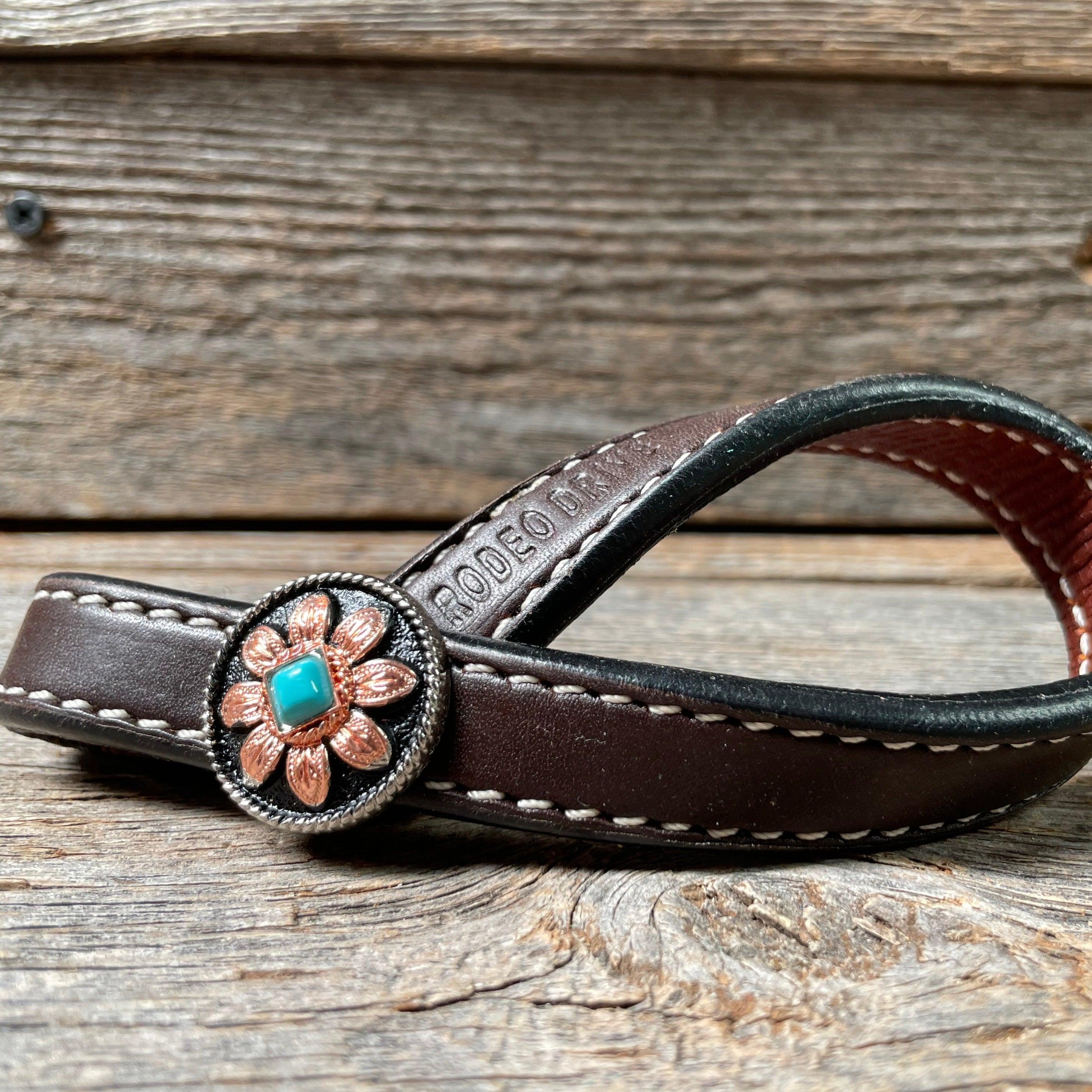 Western Dark Oil Rustic Tie Down Keepers — view 5