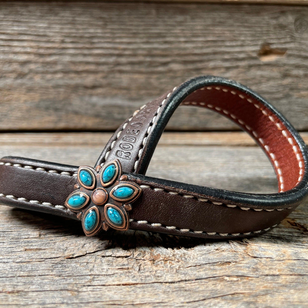 Western Dark Oil Rustic Tie Down Keepers — view 6