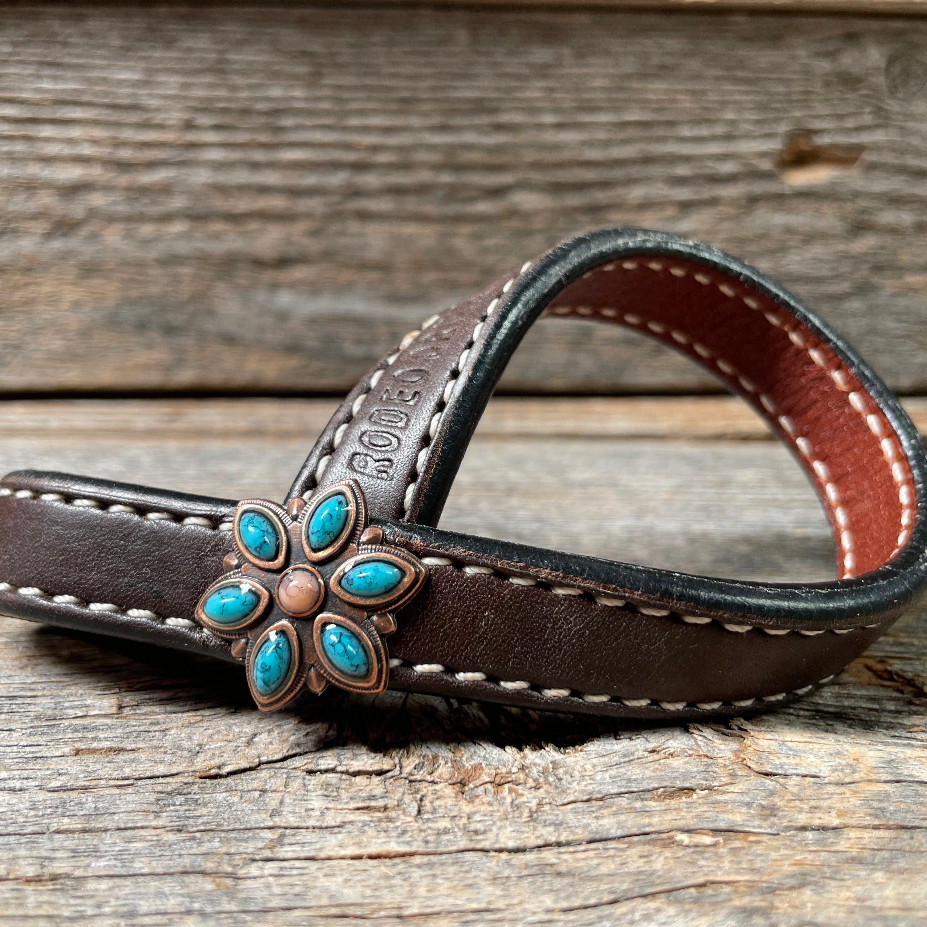 Western Dark Oil Rustic Tie Down Keepers — view 6