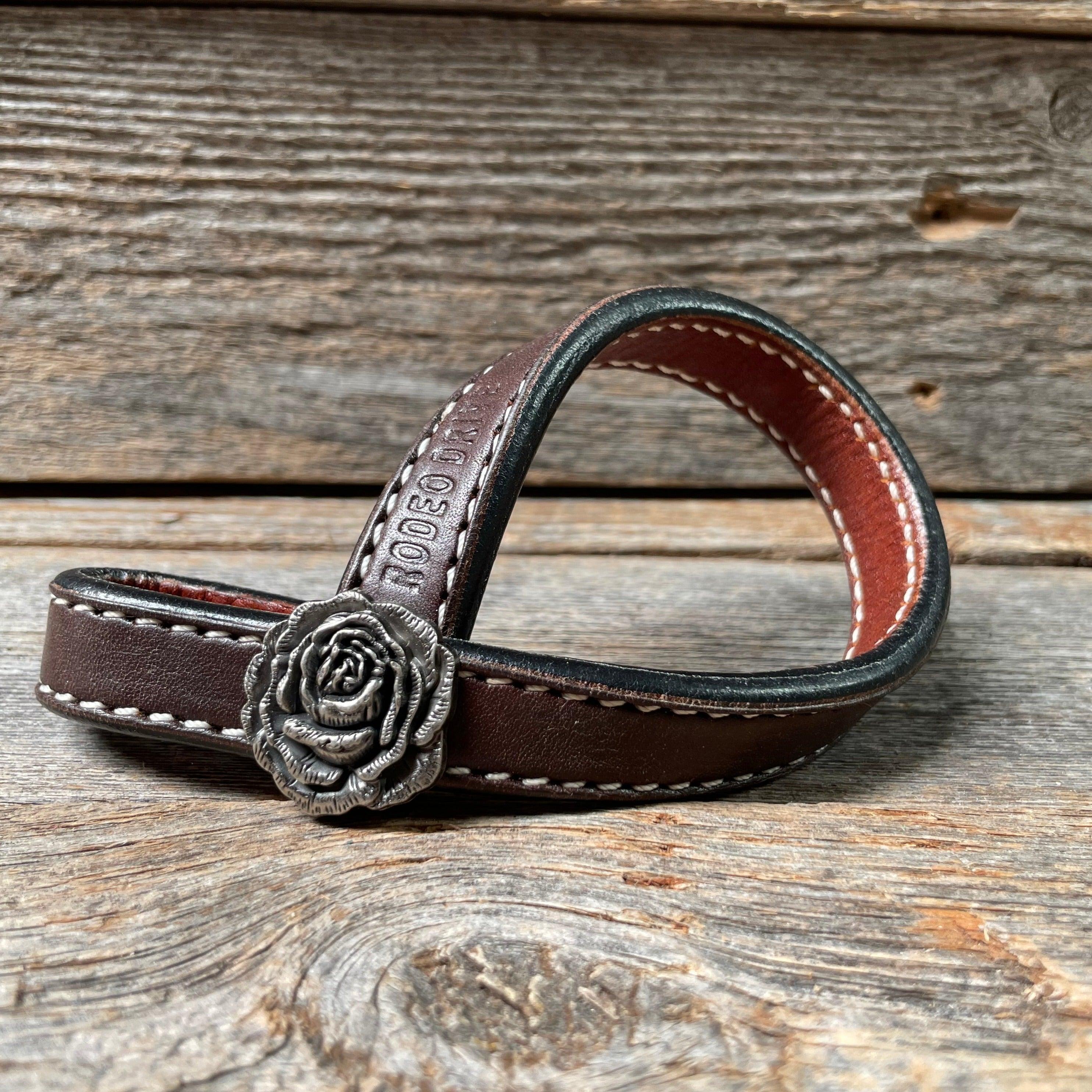 Western Dark Oil Rustic Tie Down Keepers — view 7