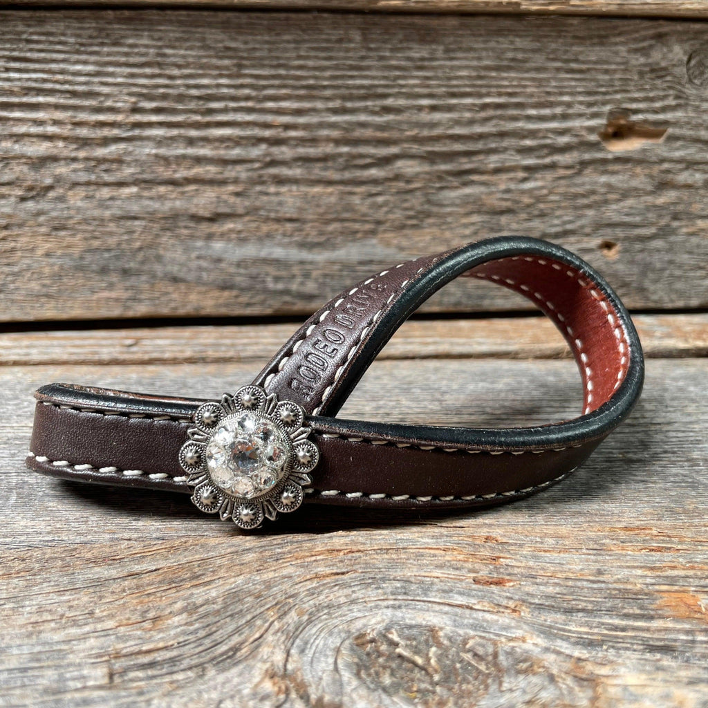 Crystal Dark Oil Rustic Tie Down Keepers — view 5