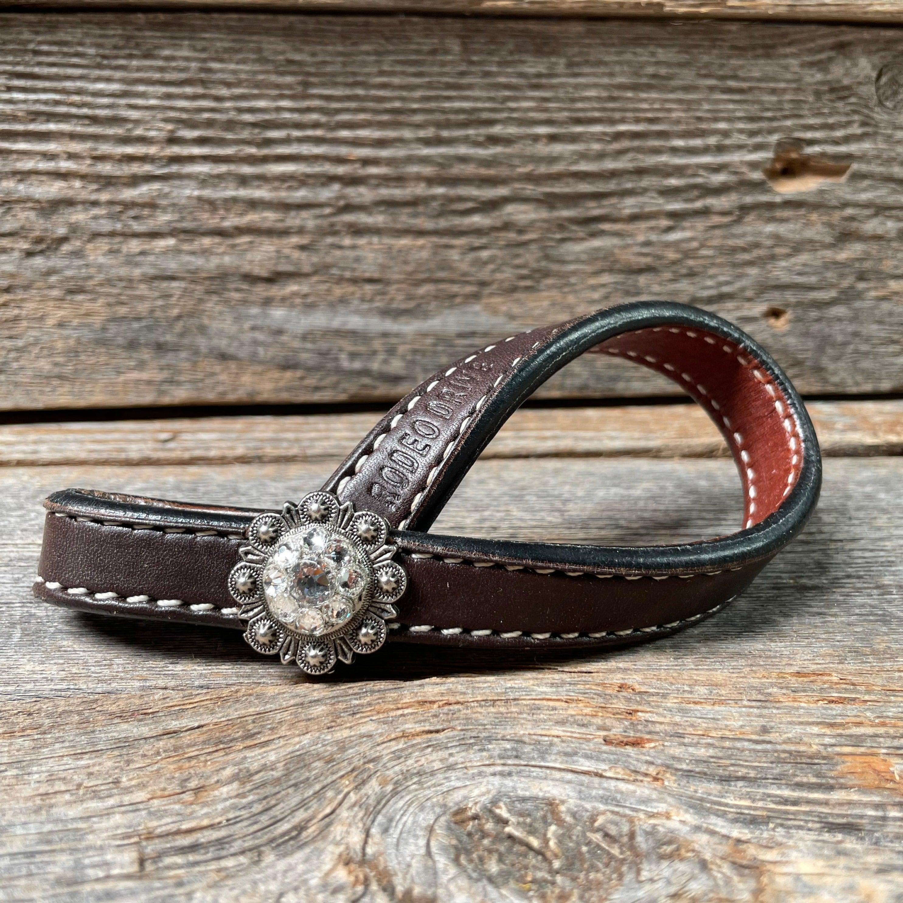 Crystal Dark Oil Rustic Tie Down Keepers — view 5
