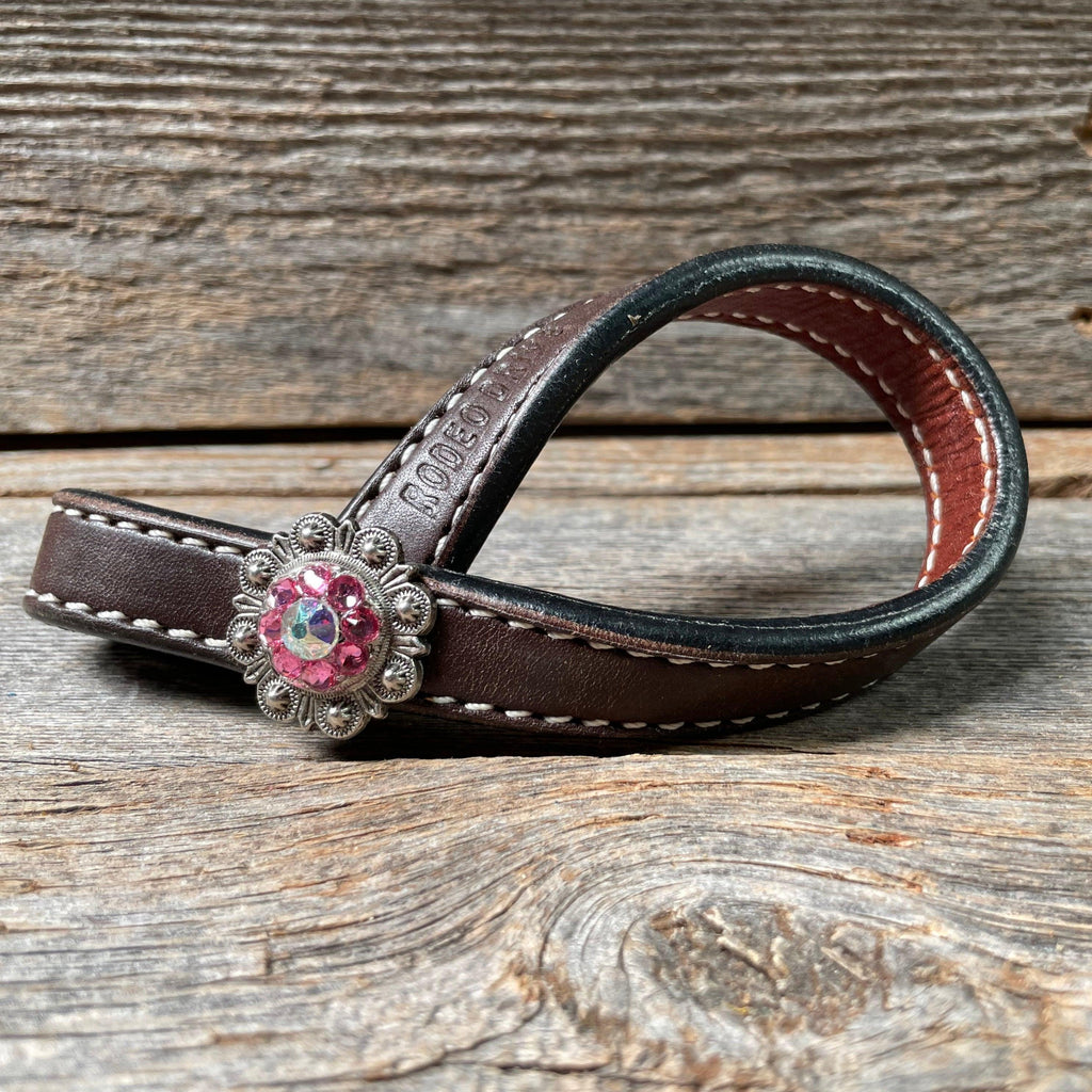 Crystal Dark Oil Rustic Tie Down Keepers — view 7