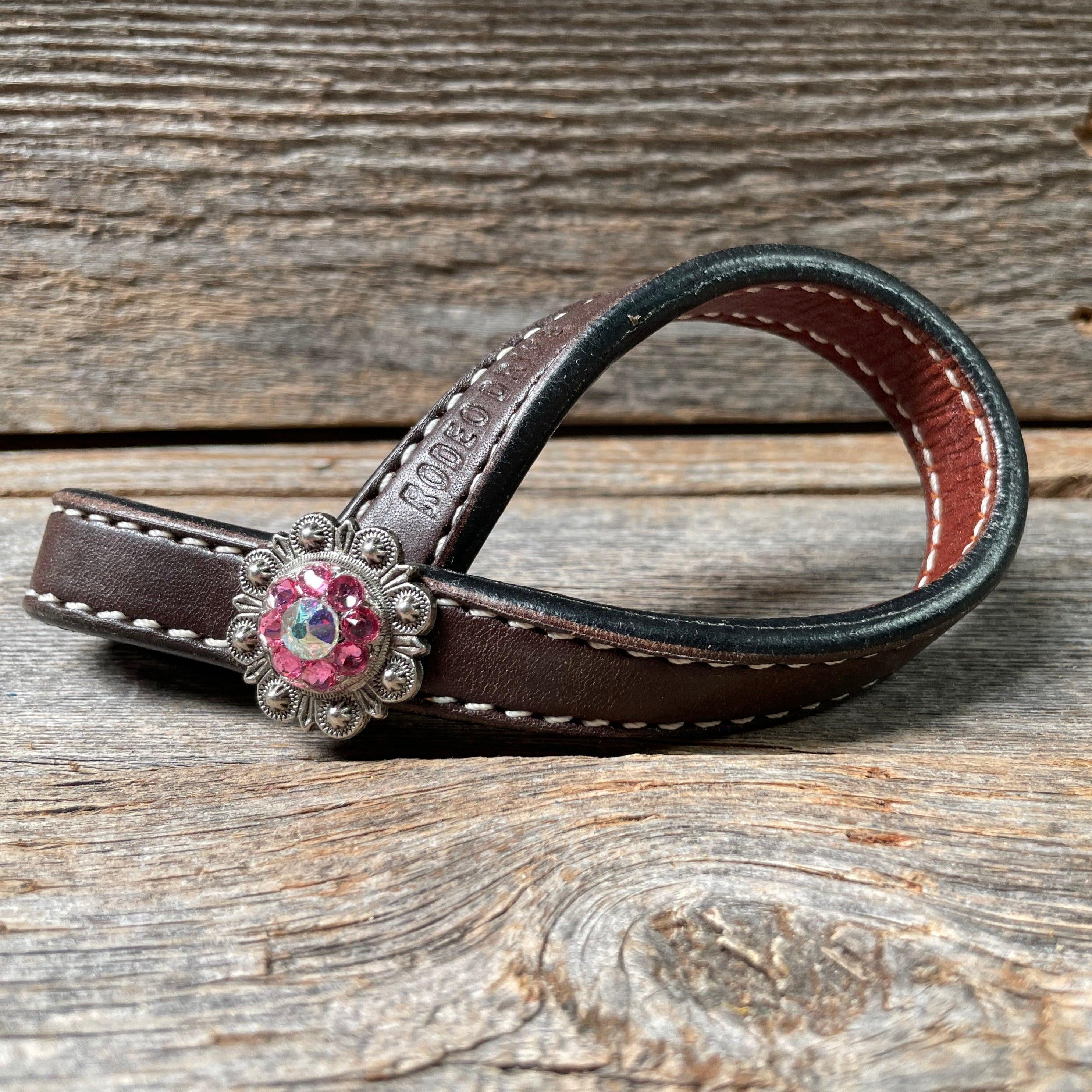 Crystal Dark Oil Rustic Tie Down Keepers — view 7