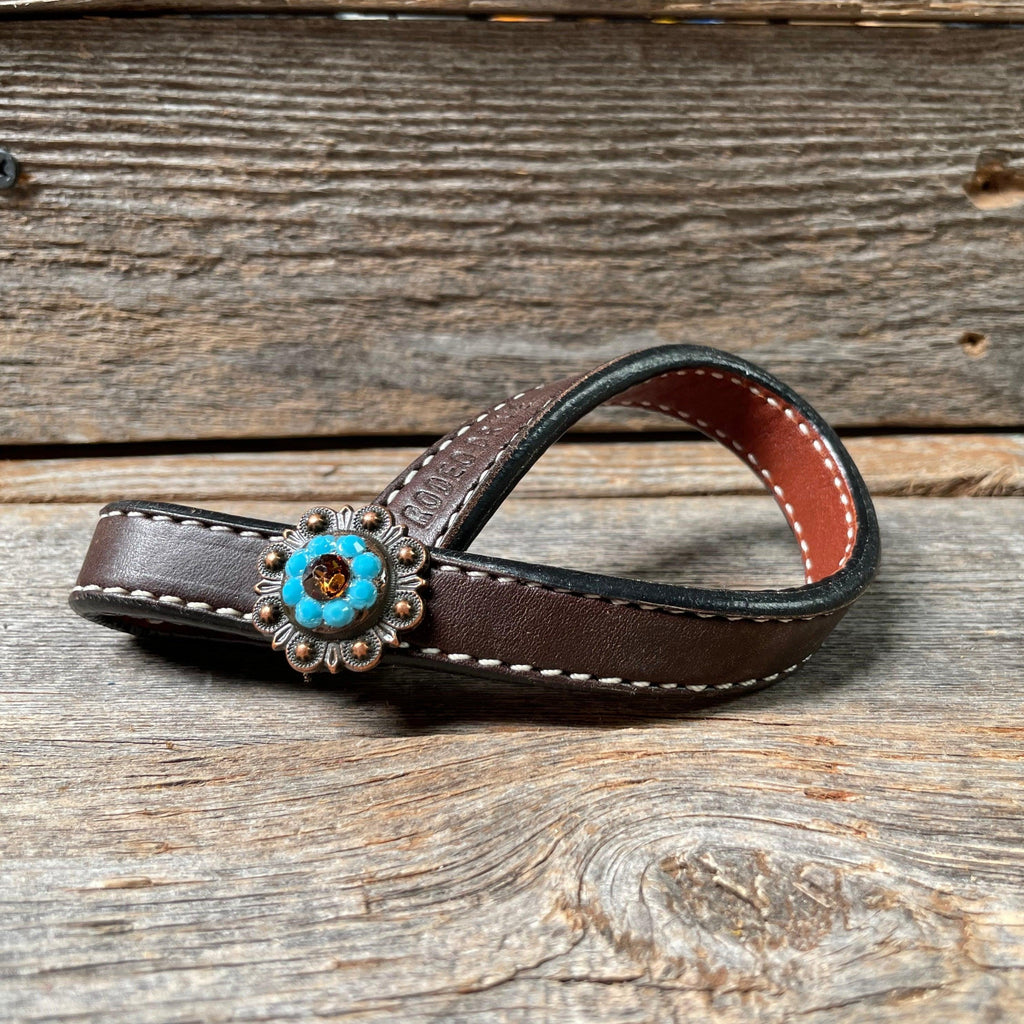 Crystal Dark Oil Rustic Tie Down Keepers — view 2