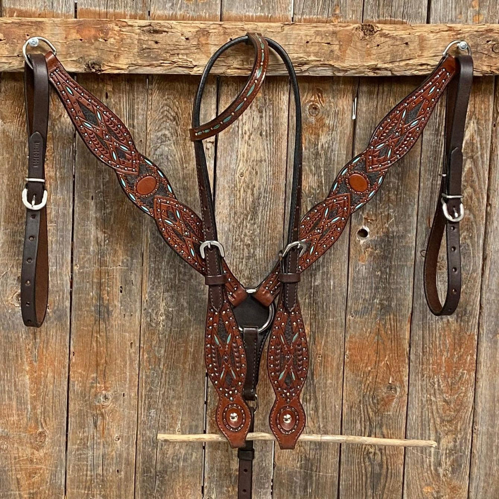Hand Painted Two Tone Tack Sets — view 2