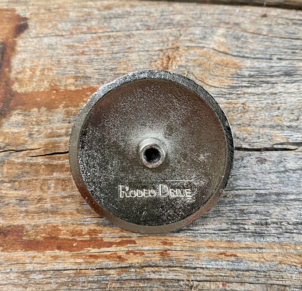Copper Turquoise Sunflower Concho 1.5" W188L — view 2