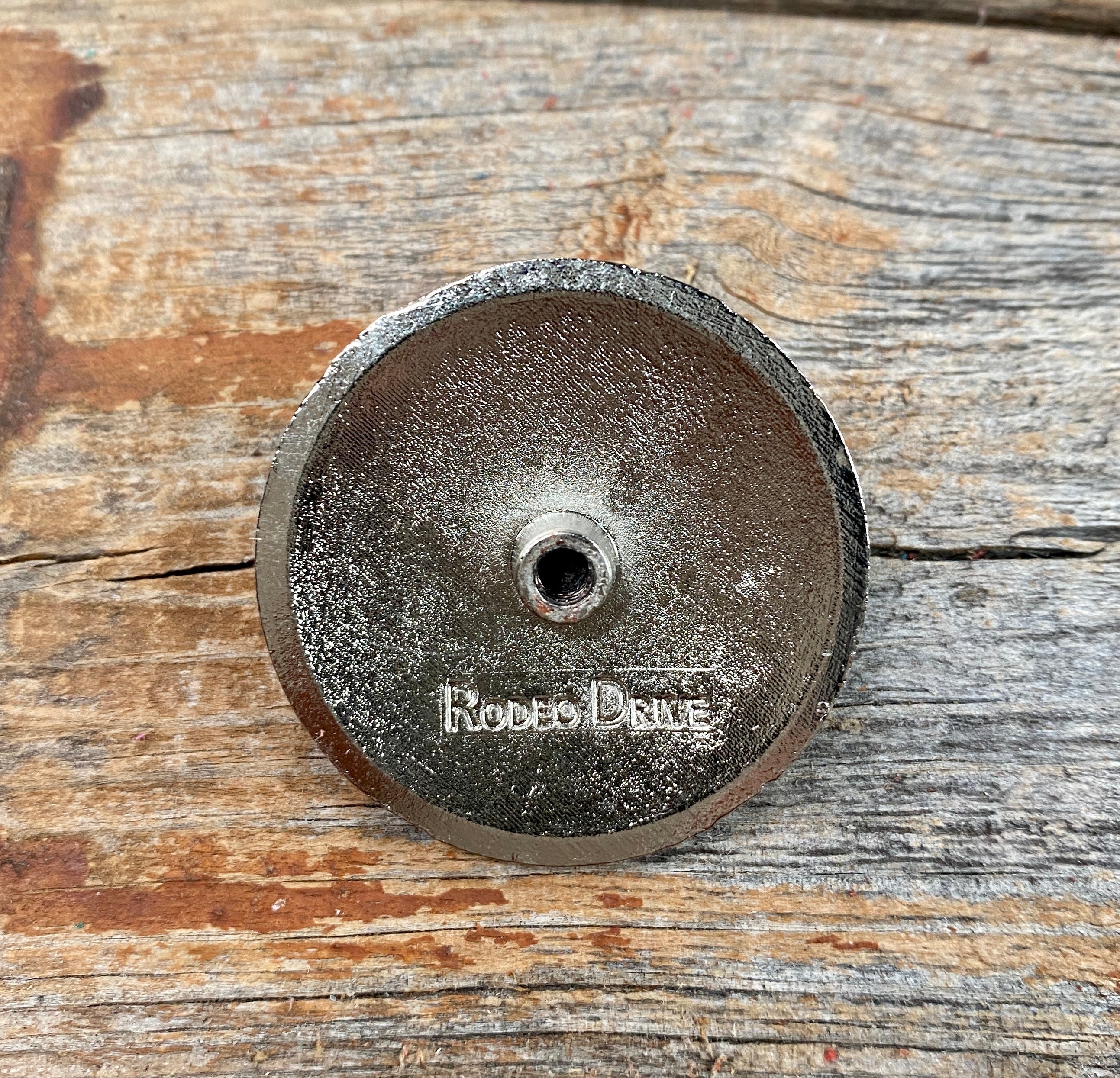 Copper Turquoise Sunflower Concho 1.5" W188L — view 2