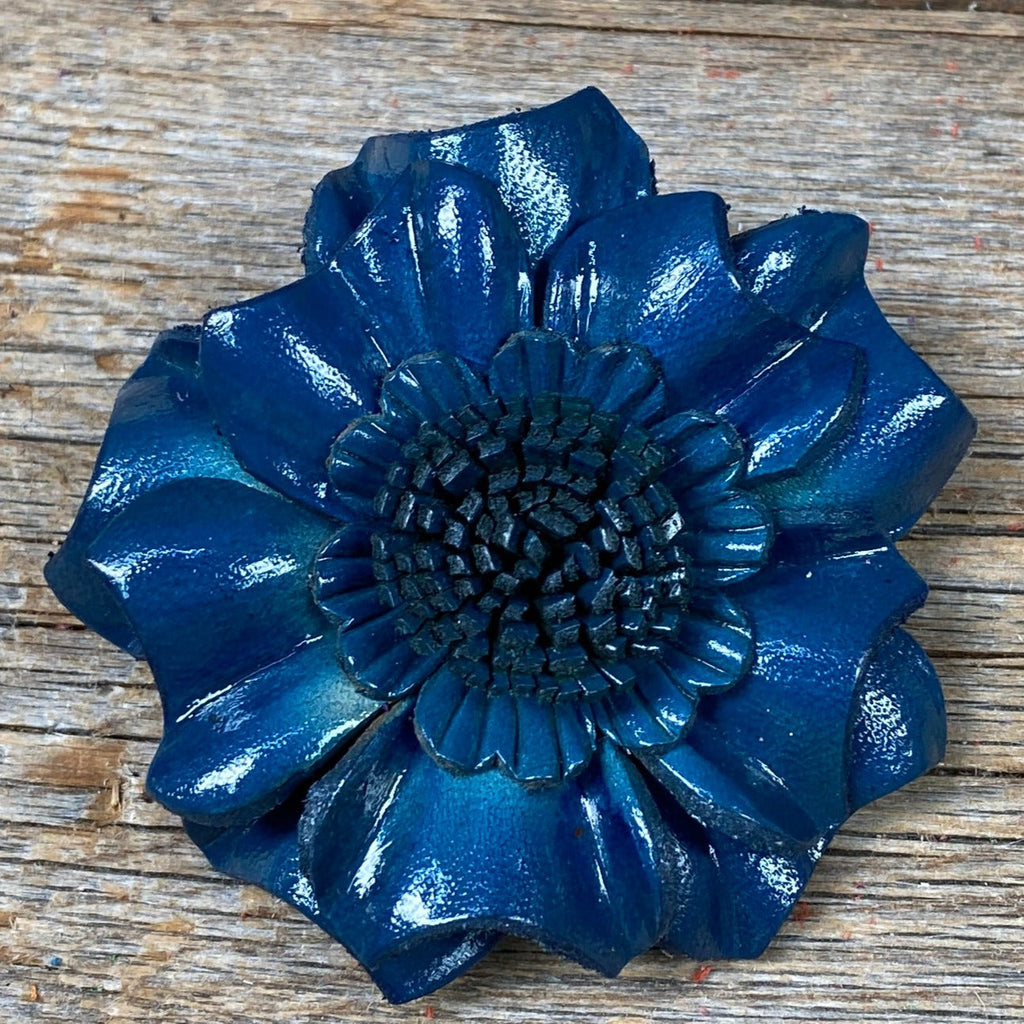 Hand Painted Leather Flowers - Carnations — view 5