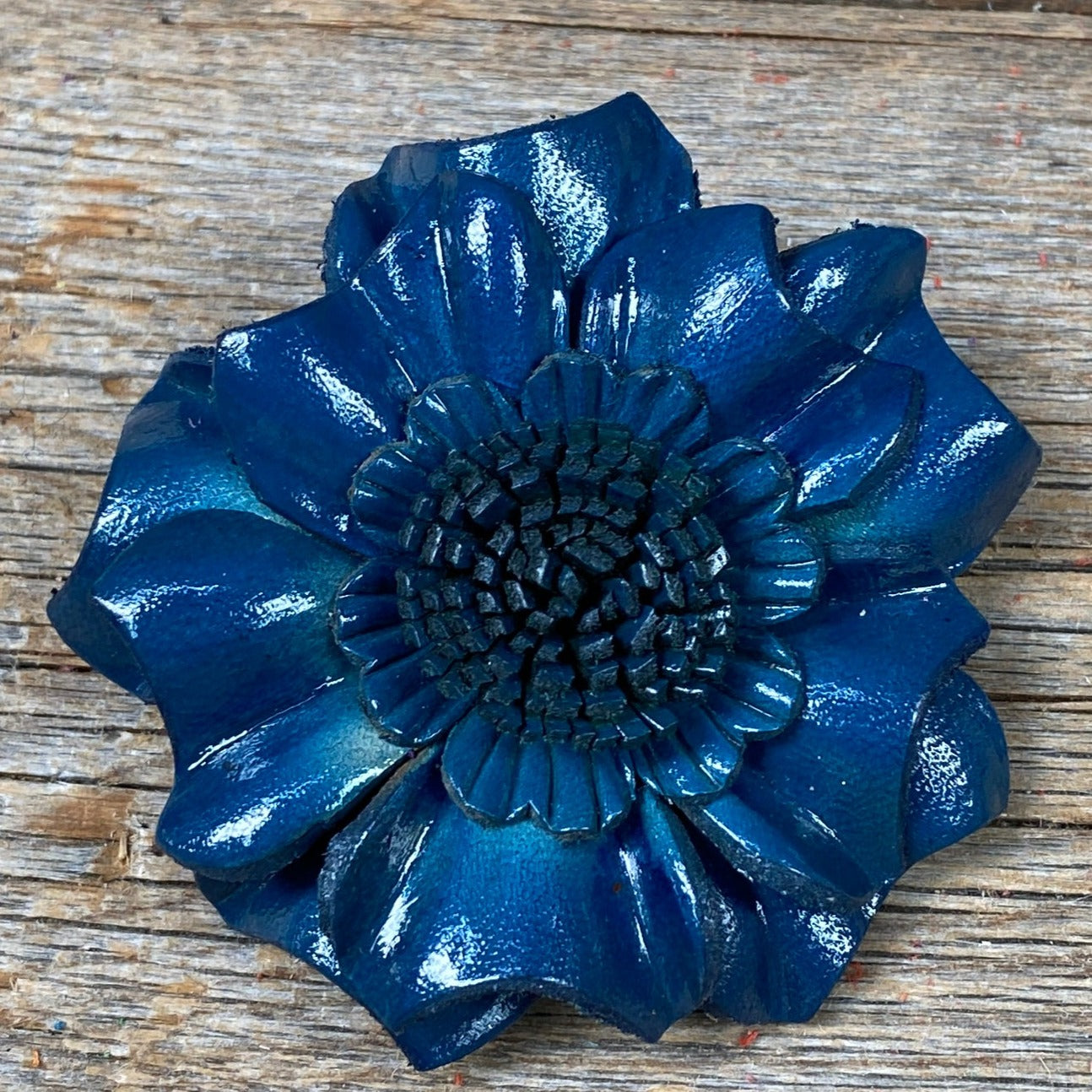 Hand Painted Leather Flowers - Carnations — view 5
