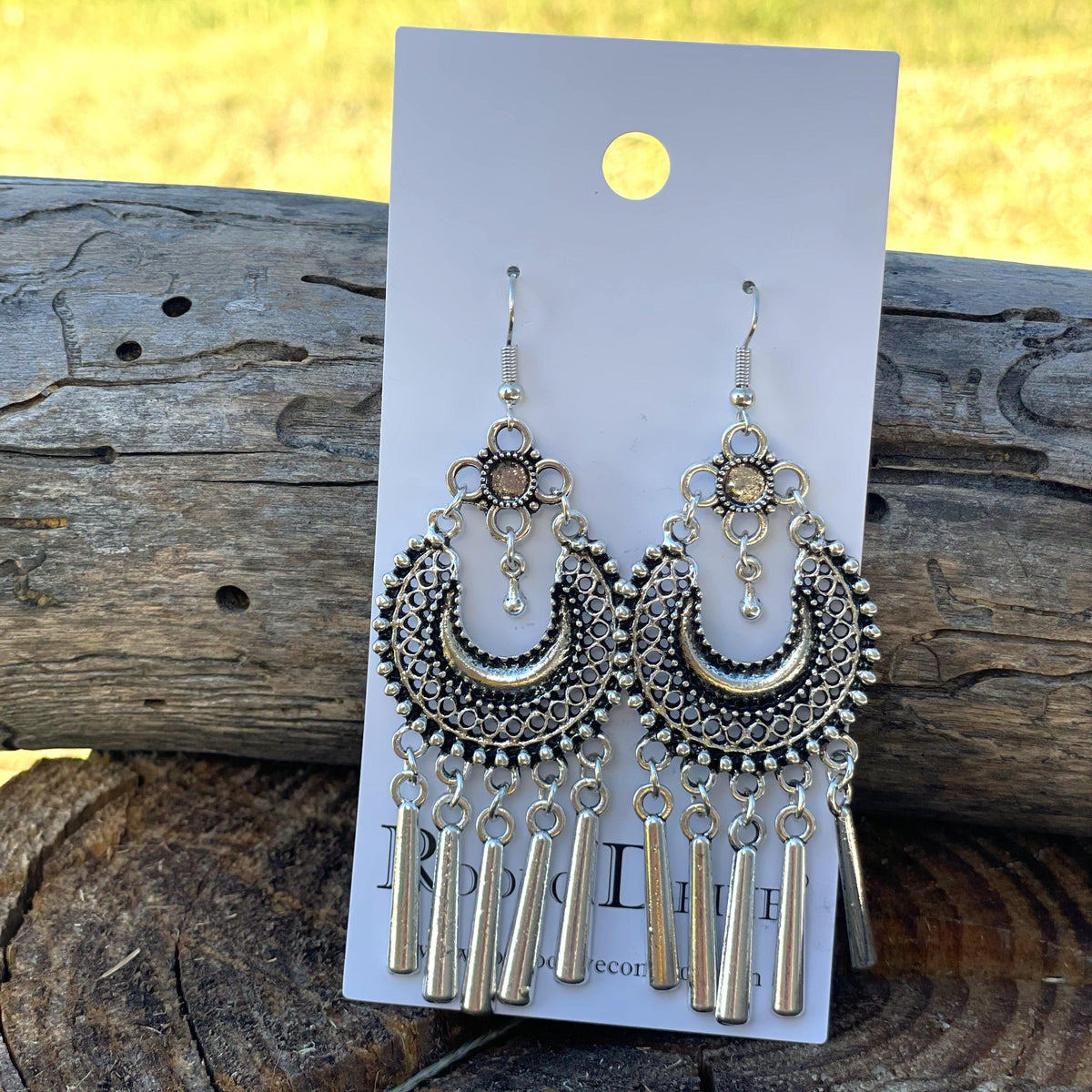 Silver Dangle Fashion Earrings WA177