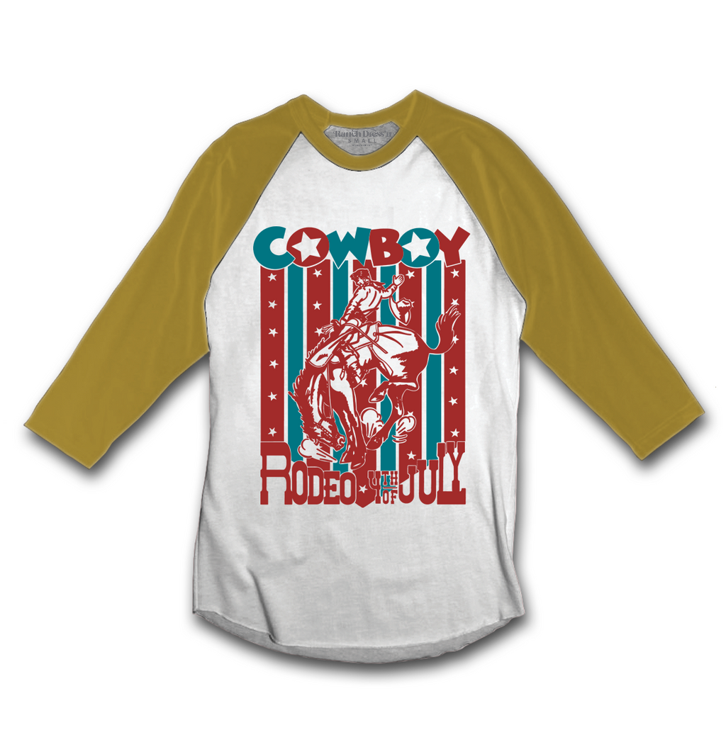 4TH Of July Rodeo Baseball | Tee — view 3