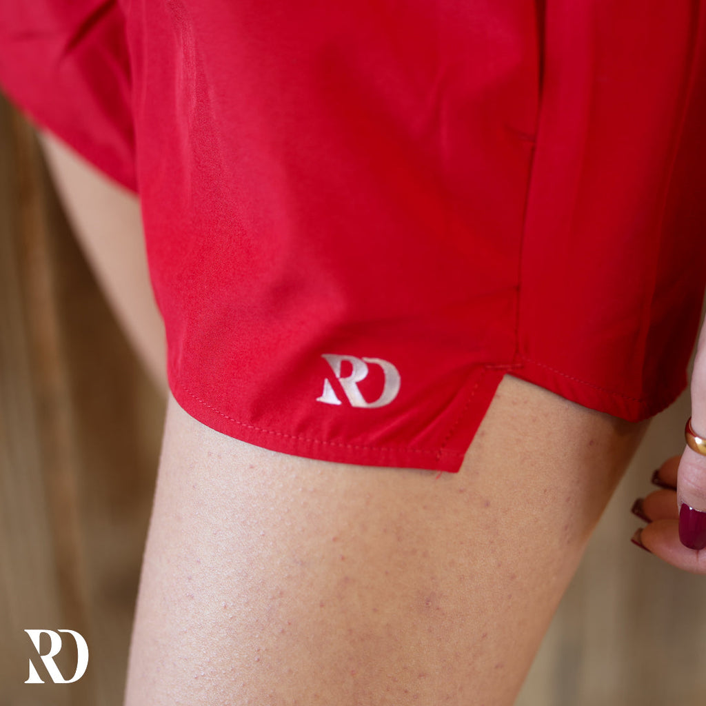 Essentials Shorts | Red — view 2