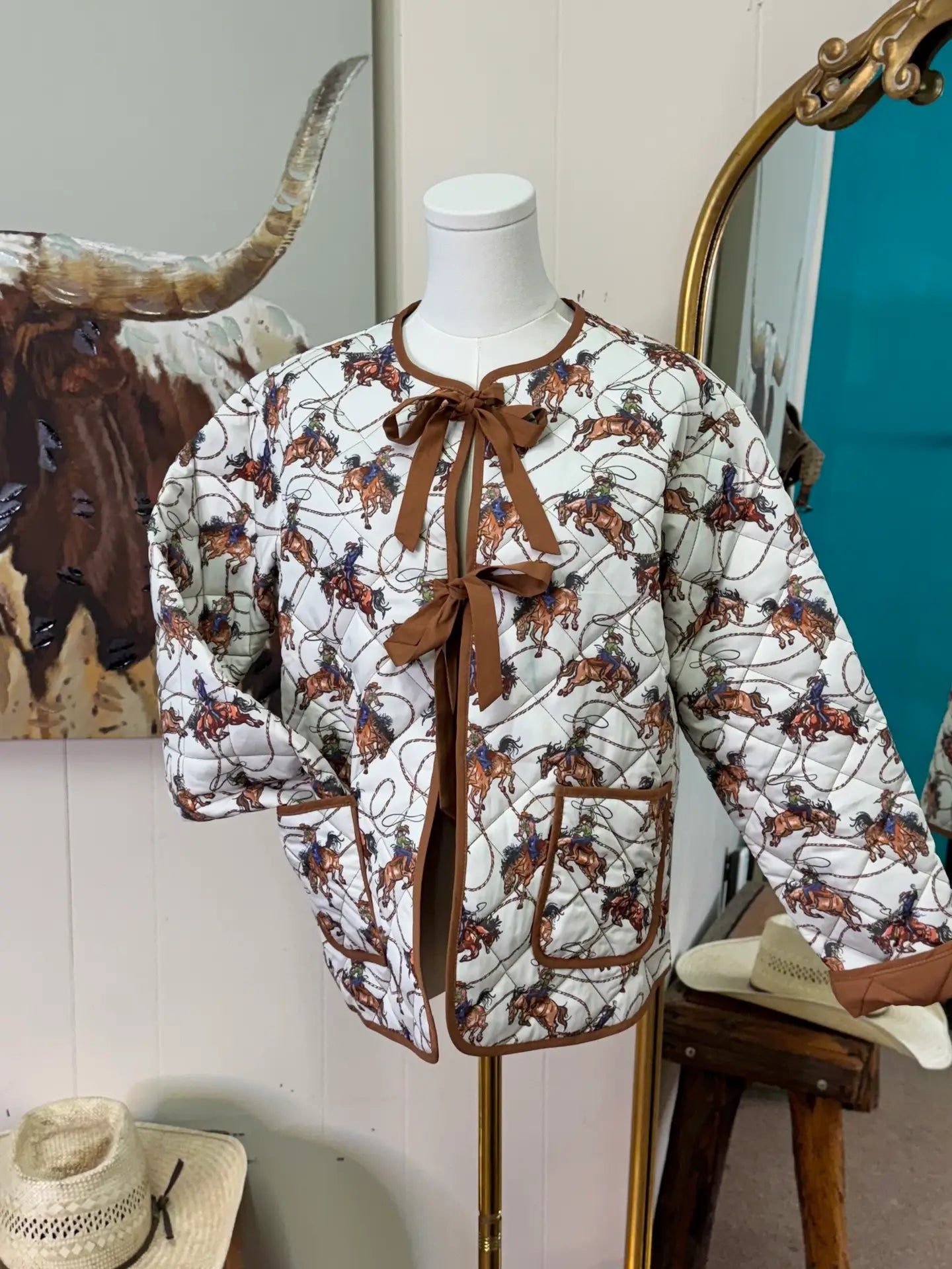 Rope N' Ride Quilted Tie | Jacket — view 3