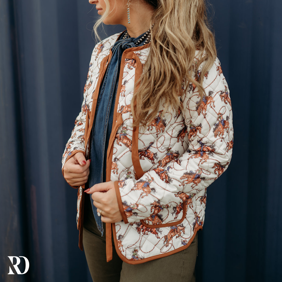 Rope N' Ride Quilted Tie | Jacket — view 2