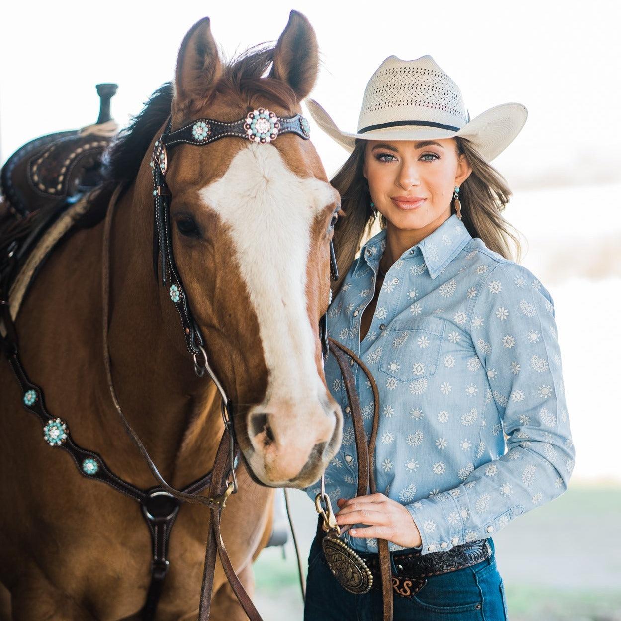 Dark Oil Basketweave Turquoise and Clear Browband Tack Set #BBBC530 — view 2