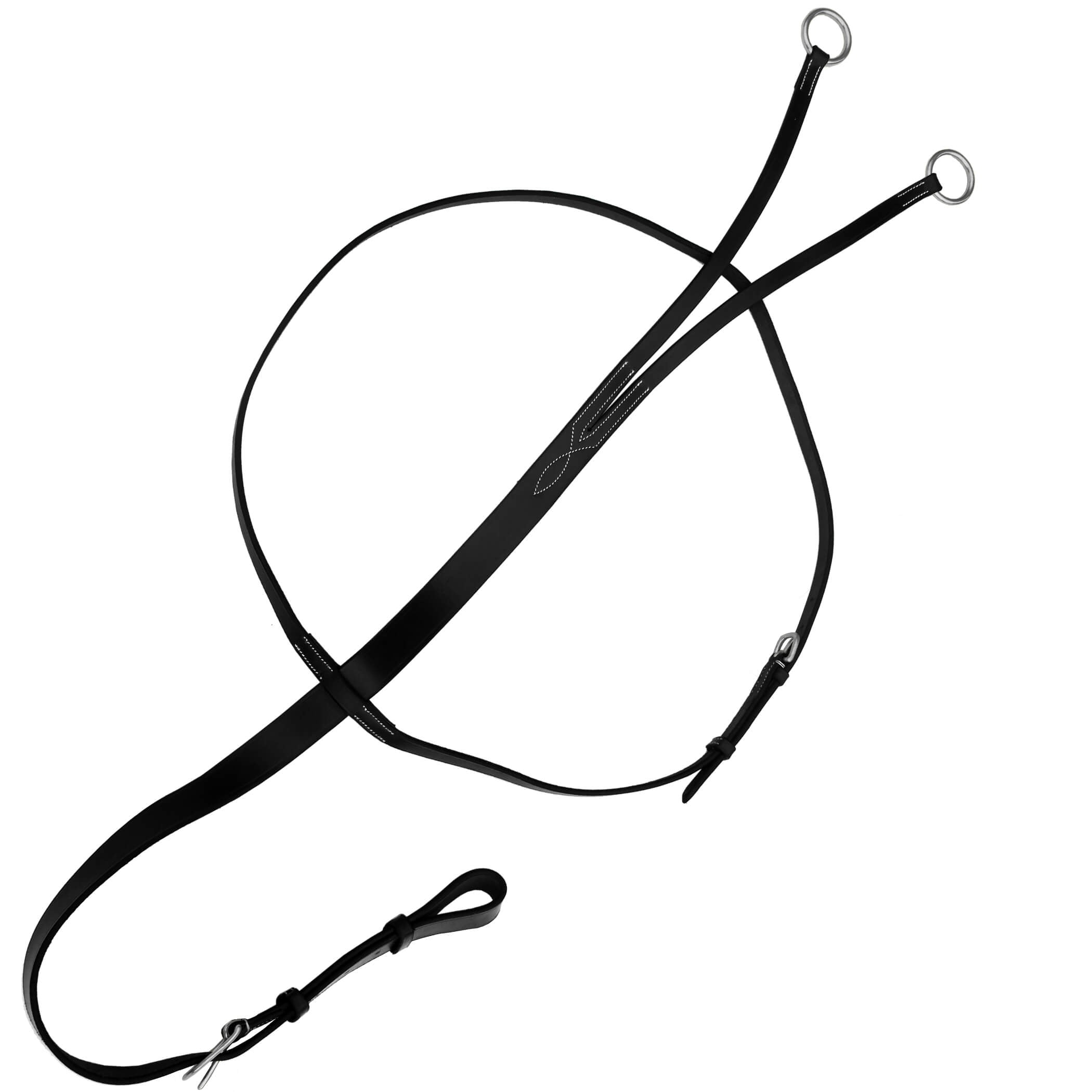 ExionPro Flat Leather Running Martingale by Bridles & Reins - alternate view 5