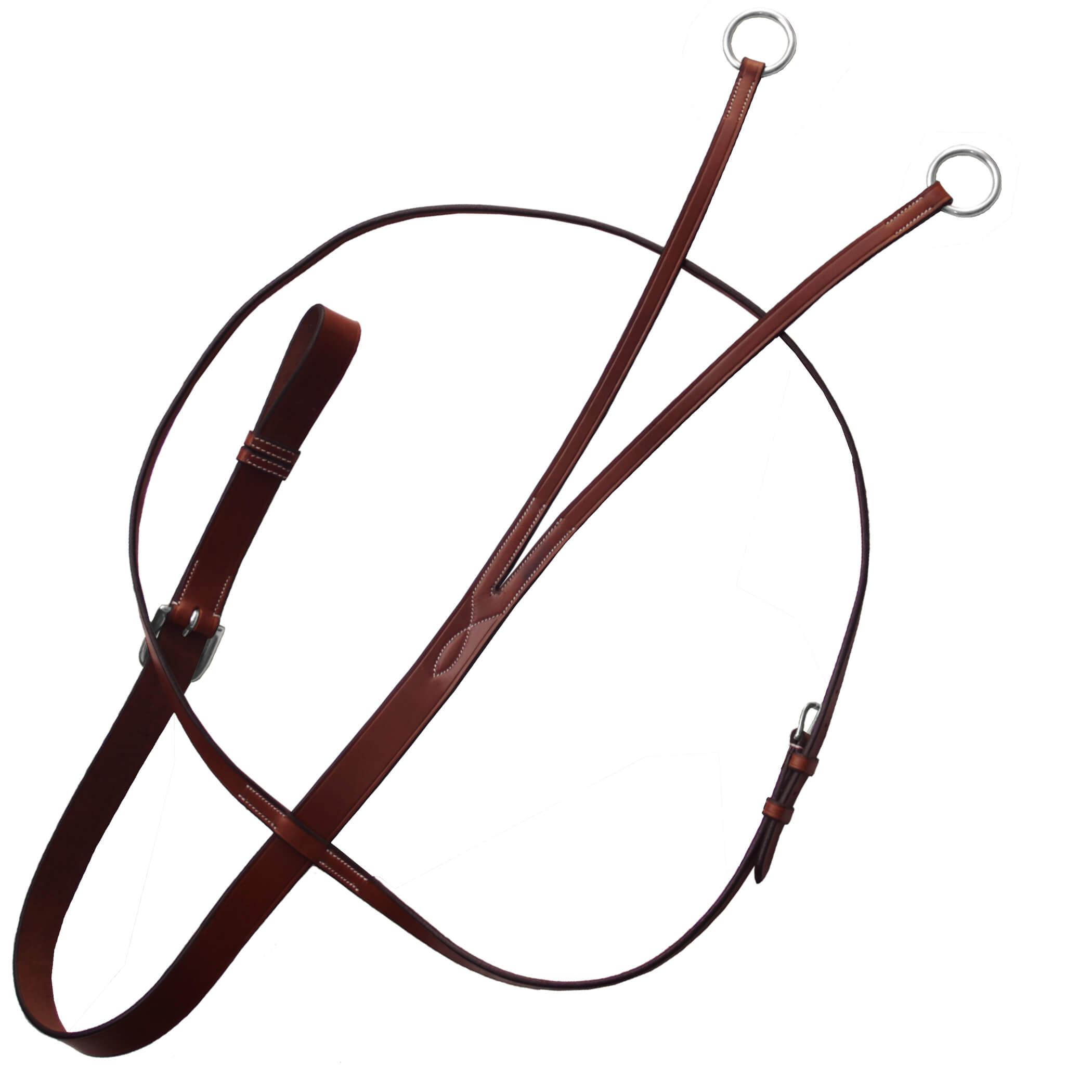 ExionPro Flat Leather Running Martingale by Bridles & Reins - alternate view 2