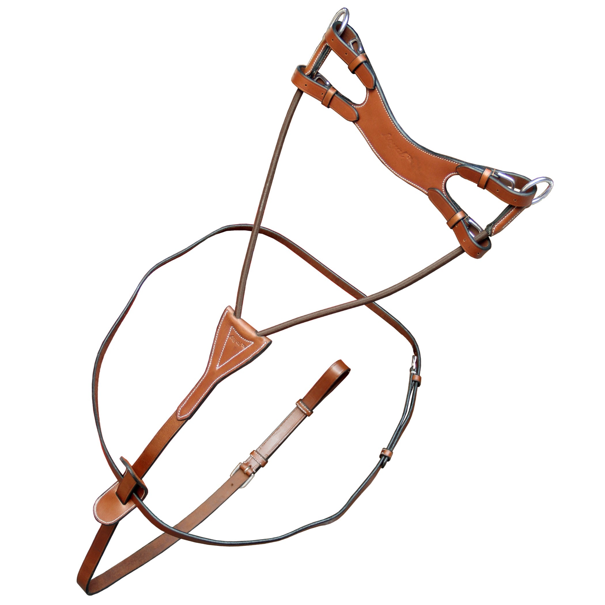 ExionPro Running Martingale with Round Elastic Fork by Bridles & Reins - alternate view 4