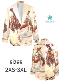 Baha Ranch Yeehaw Cowboy Vintage Western Retro Blazer by Baha Ranch Western Wear