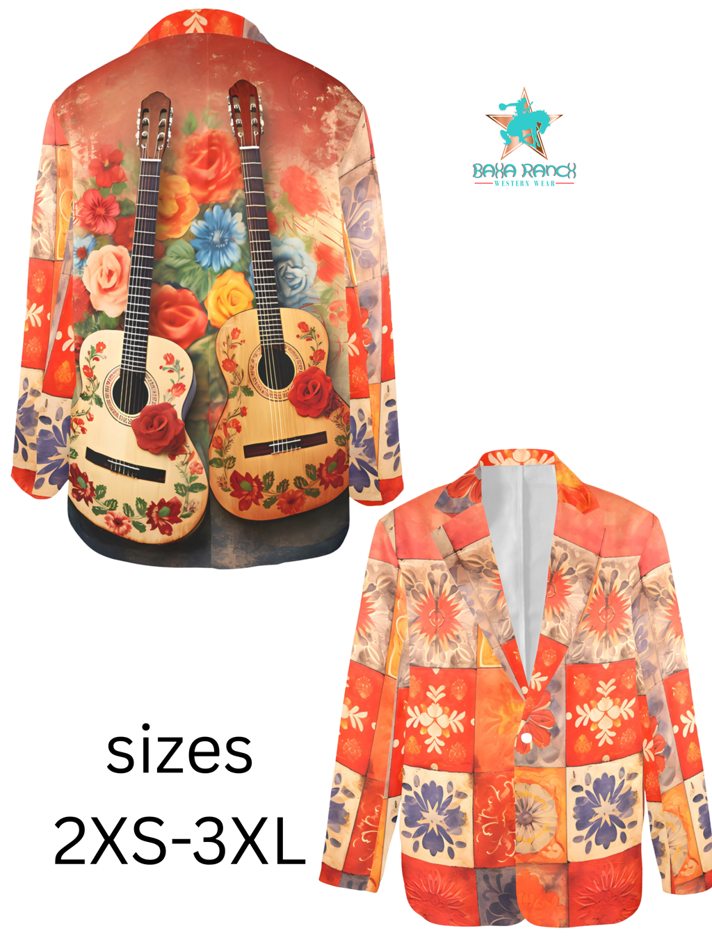 Baha Ranch Colores de Mexico Musica Blazer by Baha Ranch Western Wear