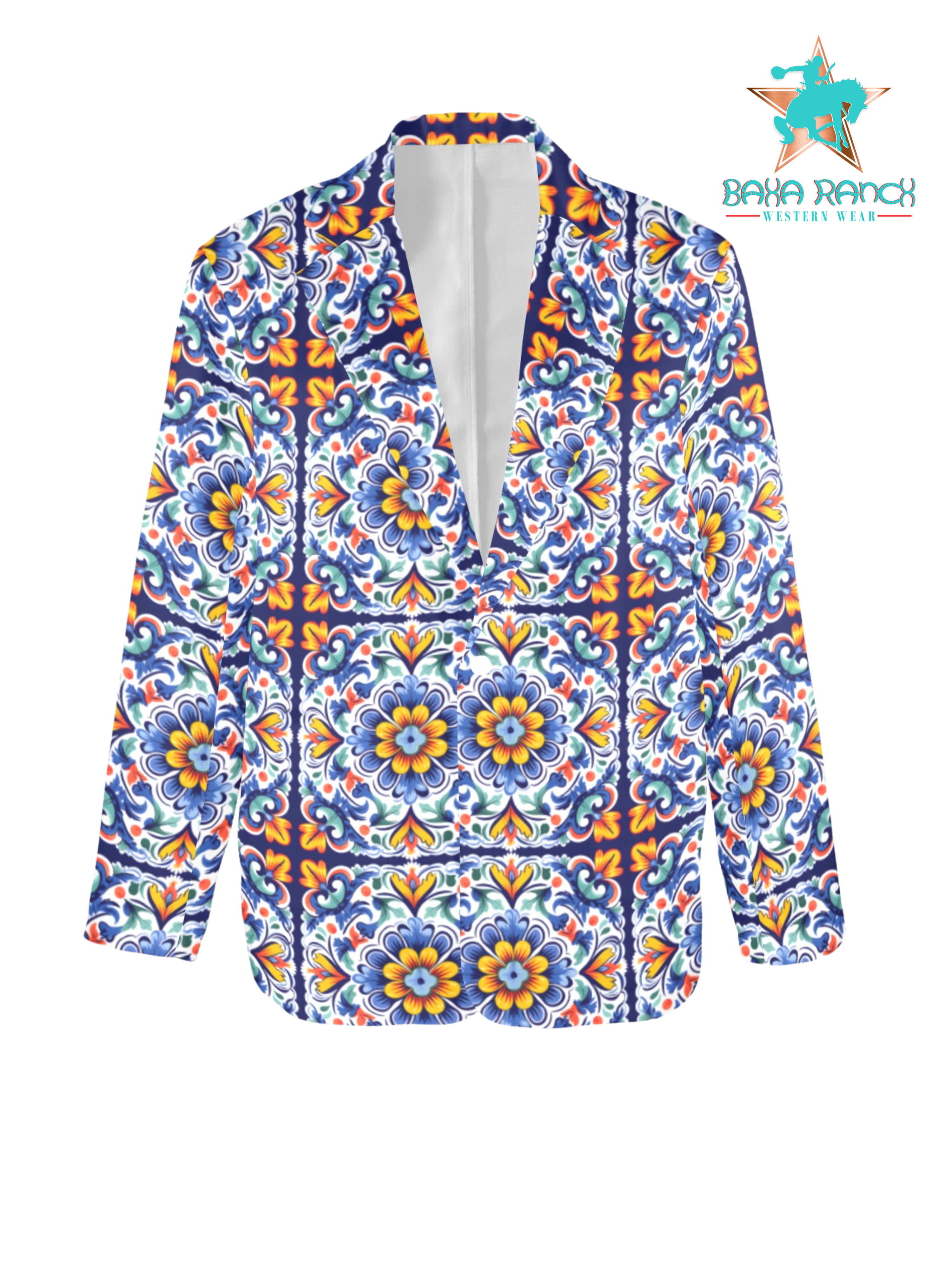 Baha Ranch Blues Talavera Women's Blazer by Baha Ranch Western Wear