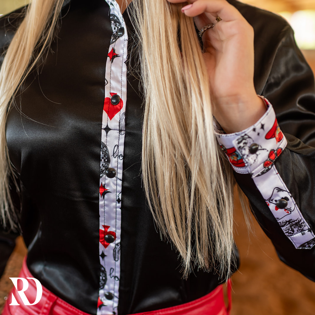 Saddle Up Satin Performance Rodeo Shirt — view 3