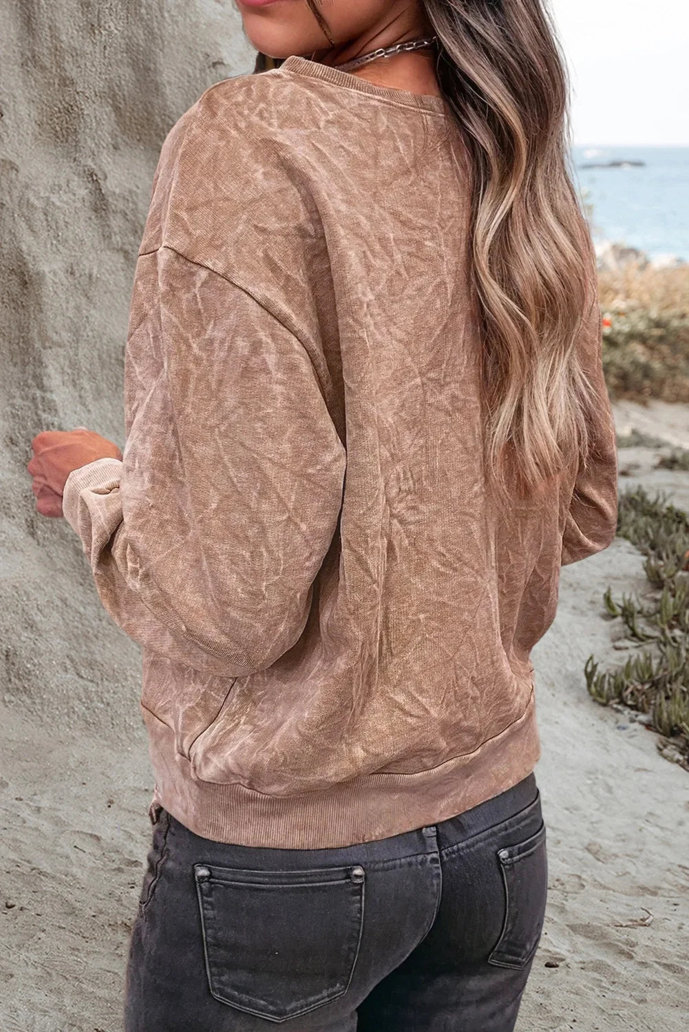 Saved By Grace Mineral Wash | Crewneck — view 3