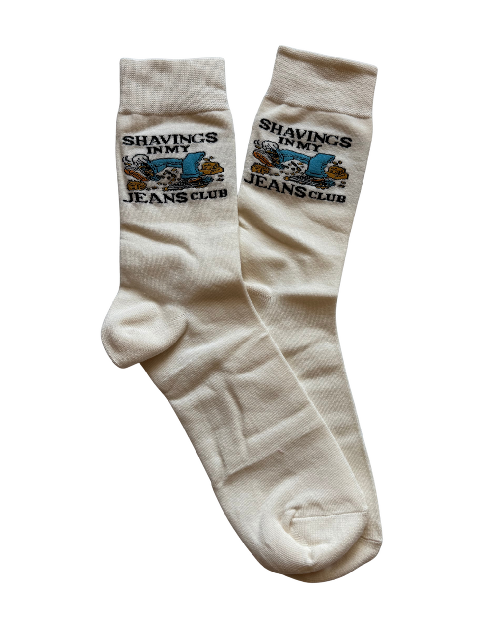 Shavings In My Jeans Club Socks — view 4