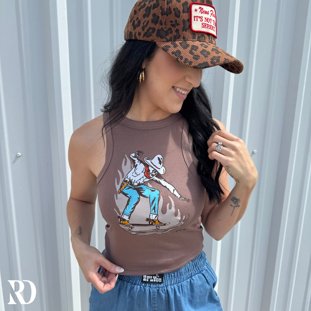Skater Cowboy Tank | Top — view 3