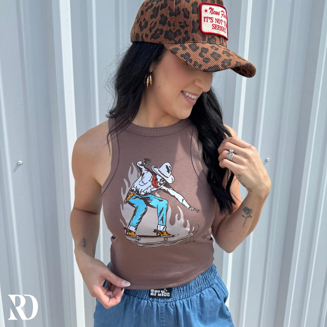 Skater Cowboy Tank | Top — view 3
