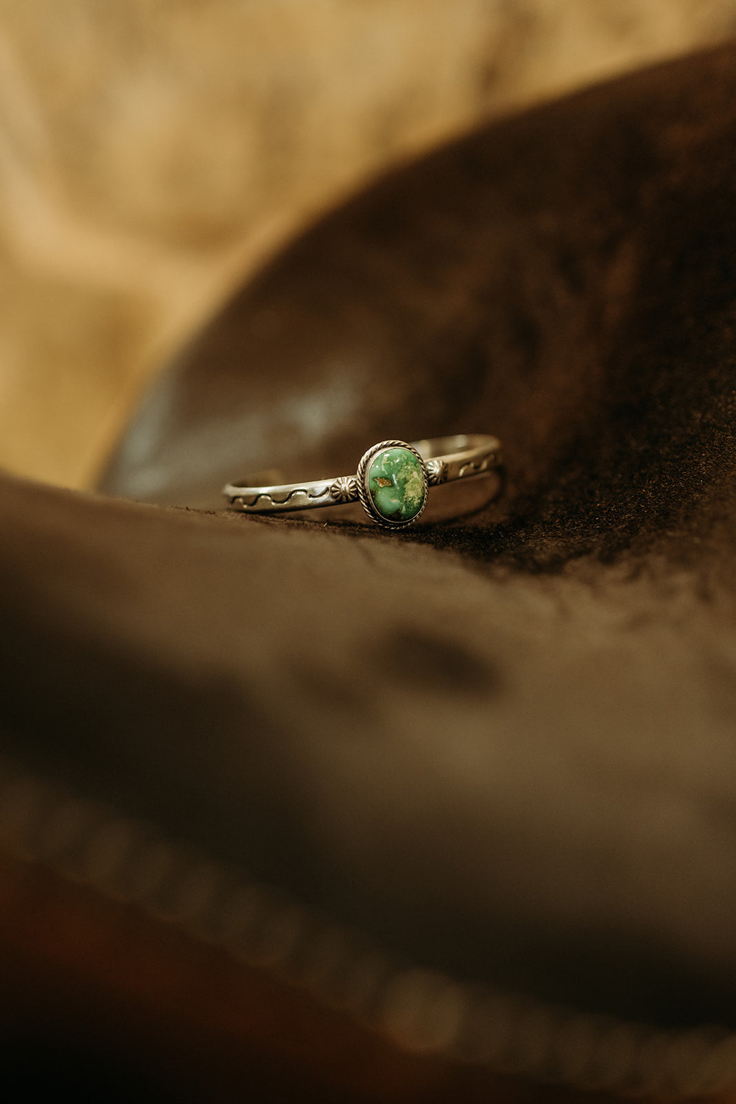 Sonoran Gold Turquoise Cuff By Sam Yellowhair