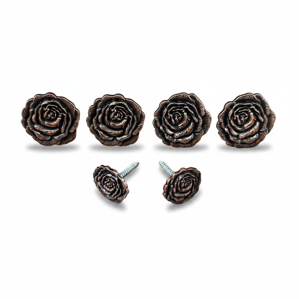 Copper Rose Western Concho W107 — view 6