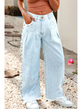 Stacy Side Slit Studded Denim | Jeans