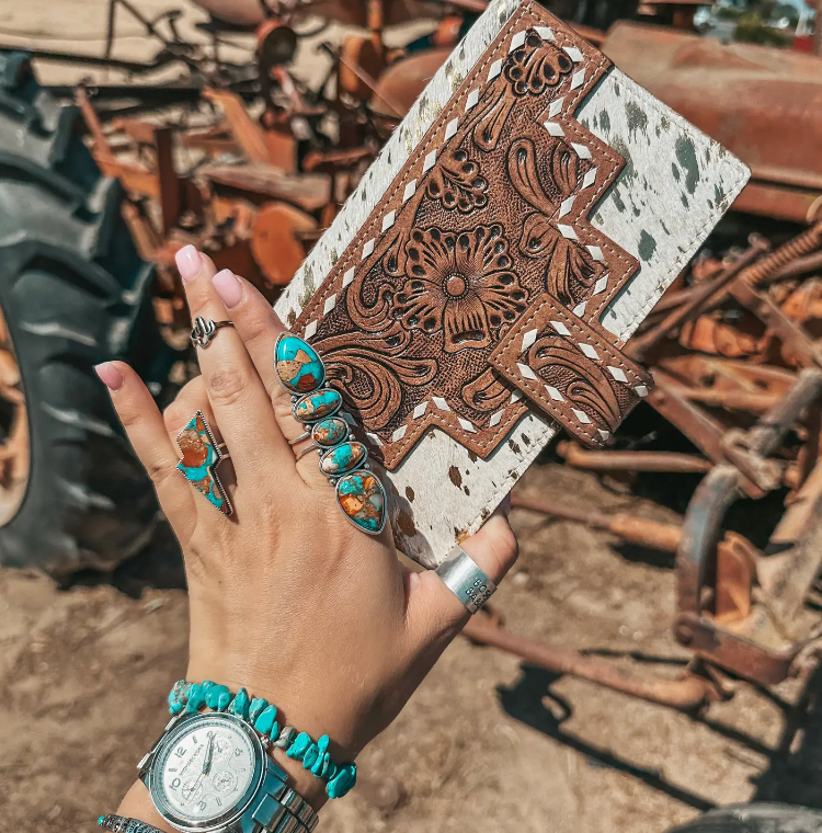 The Lancaster Gold Foil Splatter | Wallet
