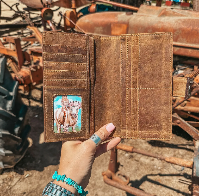 The Lancaster Gold Foil Splatter | Wallet — view 2
