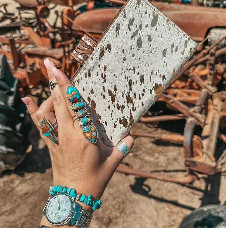 The Lancaster Gold Foil Splatter | Wallet — view 3