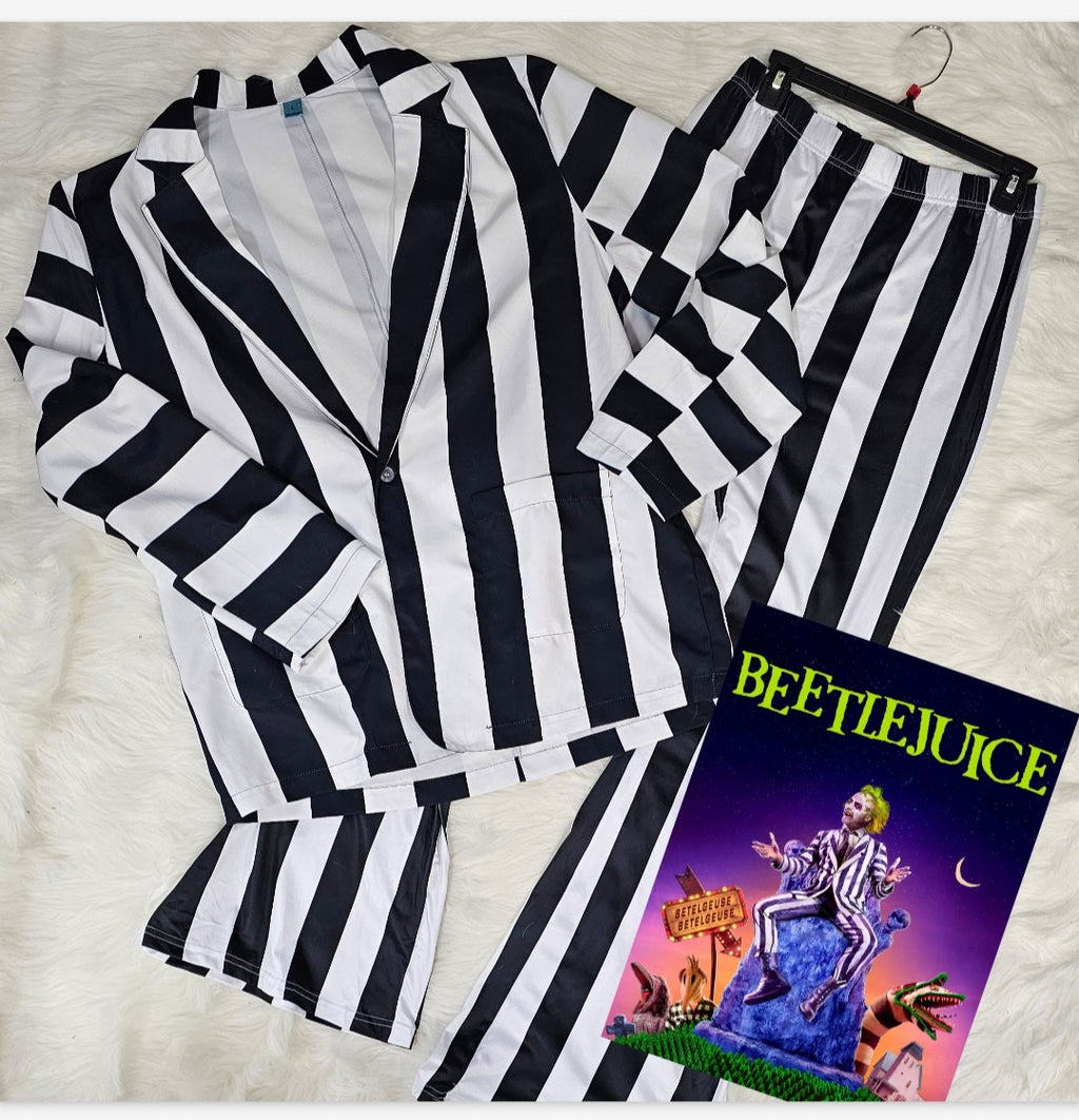 Baha Ranch Beetlejuice Striped Flare Pants by Baha Ranch Western Wear - product image 7