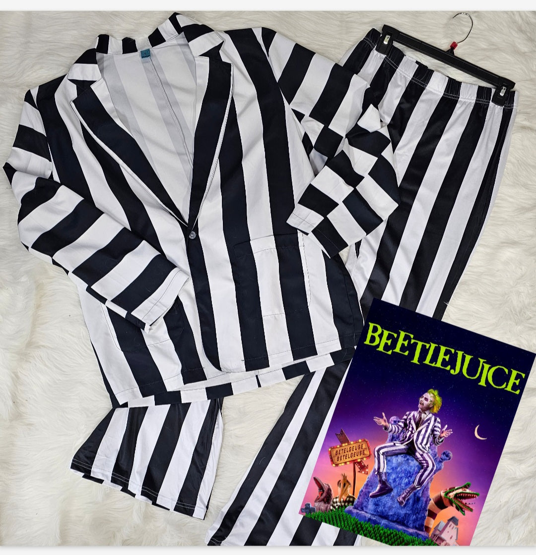 Baha Ranch Beetlejuice Striped Flare Pants by Baha Ranch Western Wear - product image 7