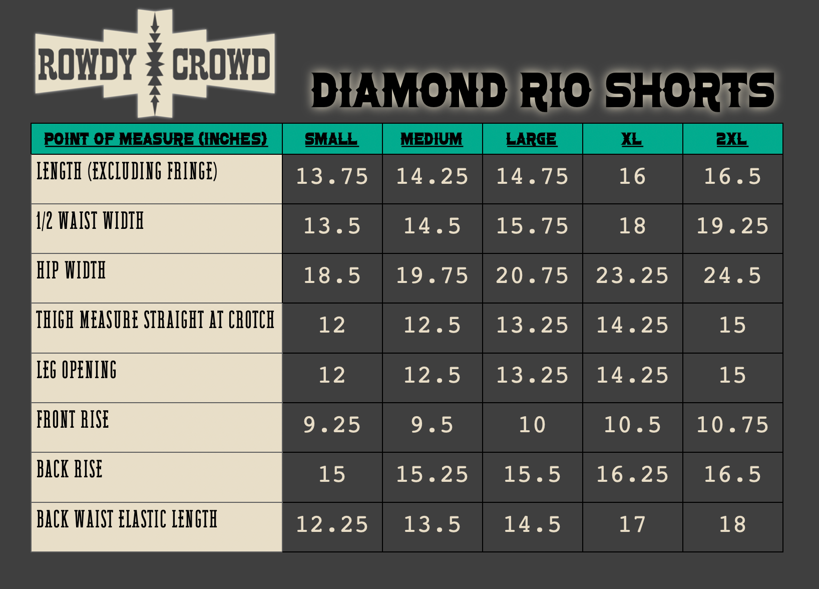 DS Diamond Rio Shorts by Rowdy Crowd Clothing - product image 7